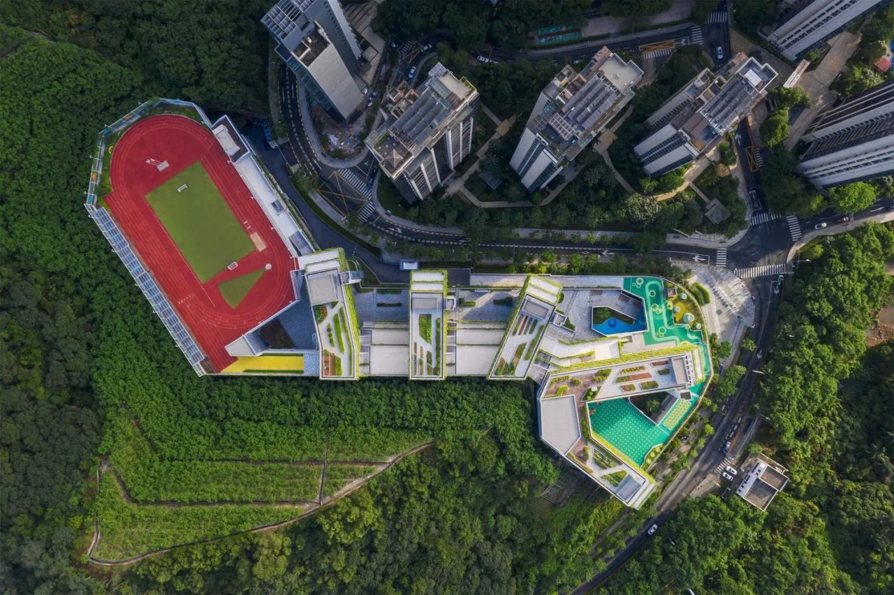 BIM Architecture | "Up the Mountain" Campus: Shenzhen Futian Experimental Education Group Qiaoxiang School · North Campus/Shendu Design