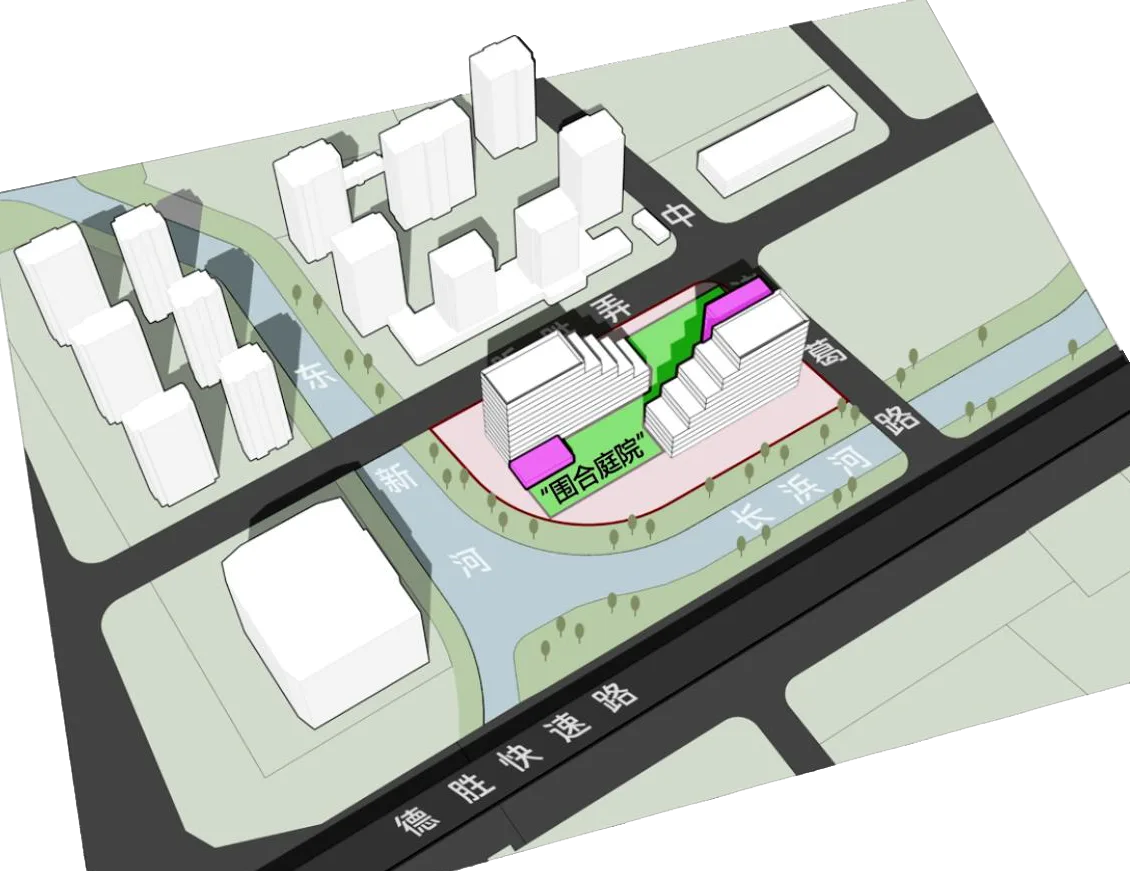 BIM Architecture | Urban Green Valley: Shouxian Valley • Smart Health Complex Design Bid Proposal/LEAP
