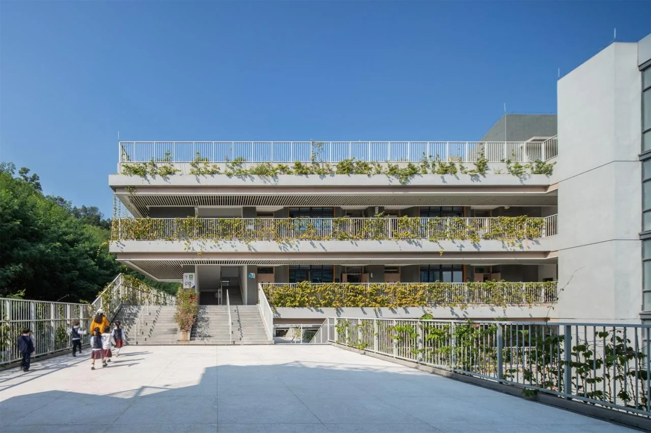 BIM Architecture | "Up the Mountain" Campus: Shenzhen Futian Experimental Education Group Qiaoxiang School · North Campus/Shendu Design