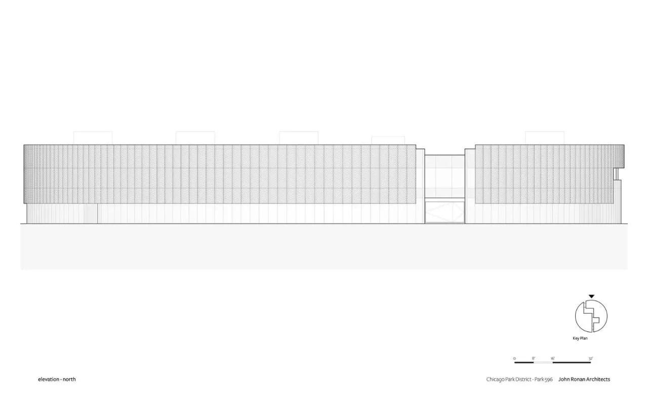 BIM Architecture | Chicago Park Area Headquarters and Gymnasium/John Ronan Architects