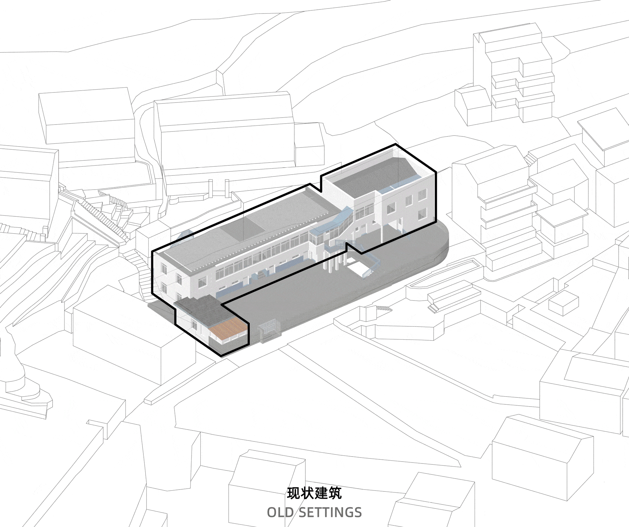 BIM Architecture | Island Floating Boat: Zhoushan Chaishan Island Elderly Care Center/Meng Fanhao Line+Architectural Firm