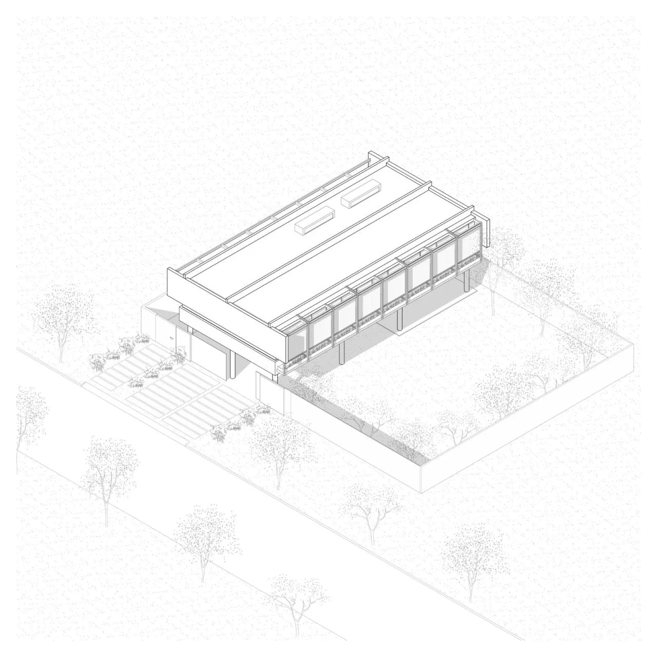 BIM Architecture | Residential Buildings Between Columns/Esteras Perrote