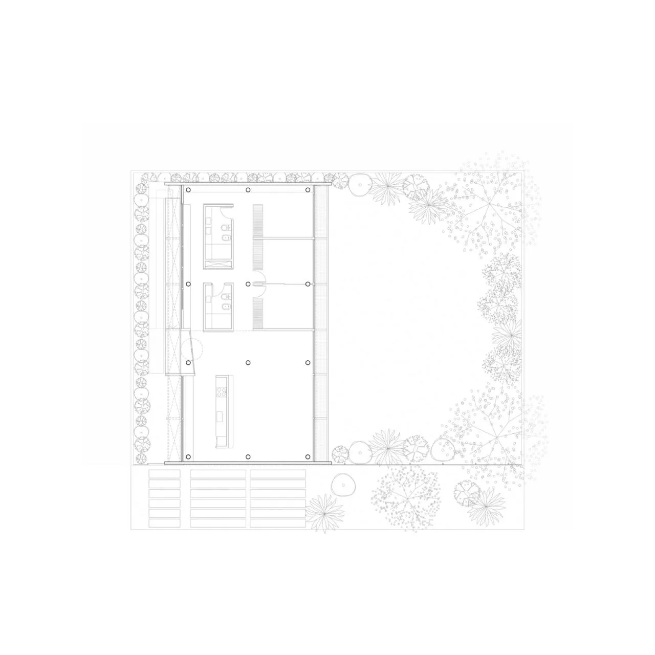 BIM Architecture | Residential Buildings Between Columns/Esteras Perrote