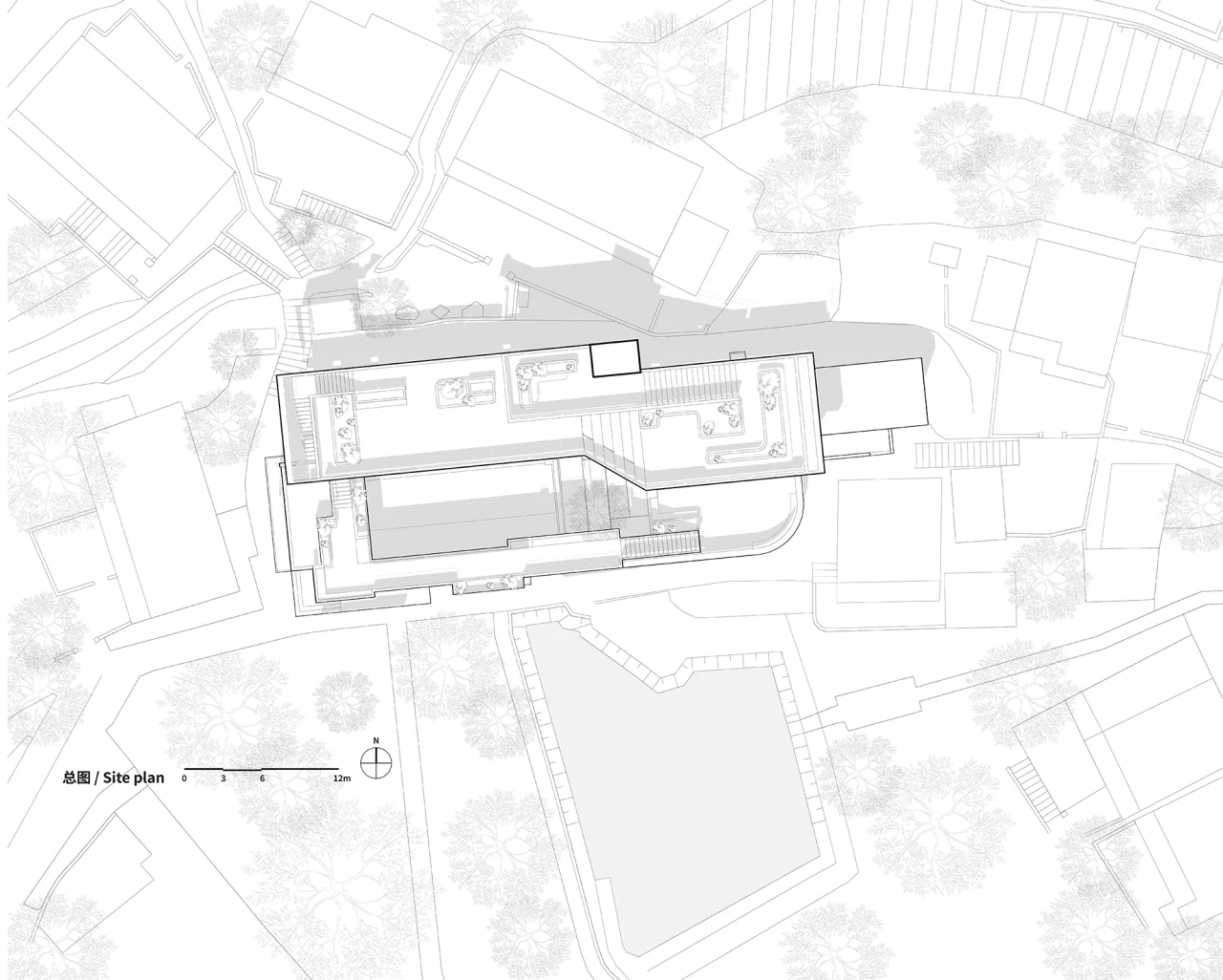 BIM Architecture | Island Floating Boat: Zhoushan Chaishan Island Elderly Care Center/Meng Fanhao Line+Architectural Firm