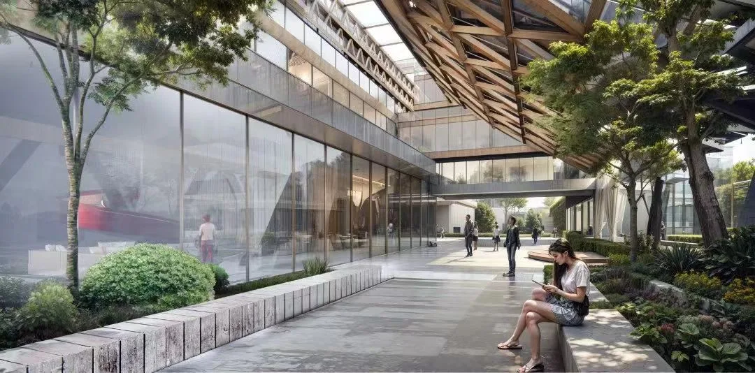 BIM Architecture | Urban Green Valley: Shouxian Valley • Smart Health Complex Design Bid Proposal/LEAP