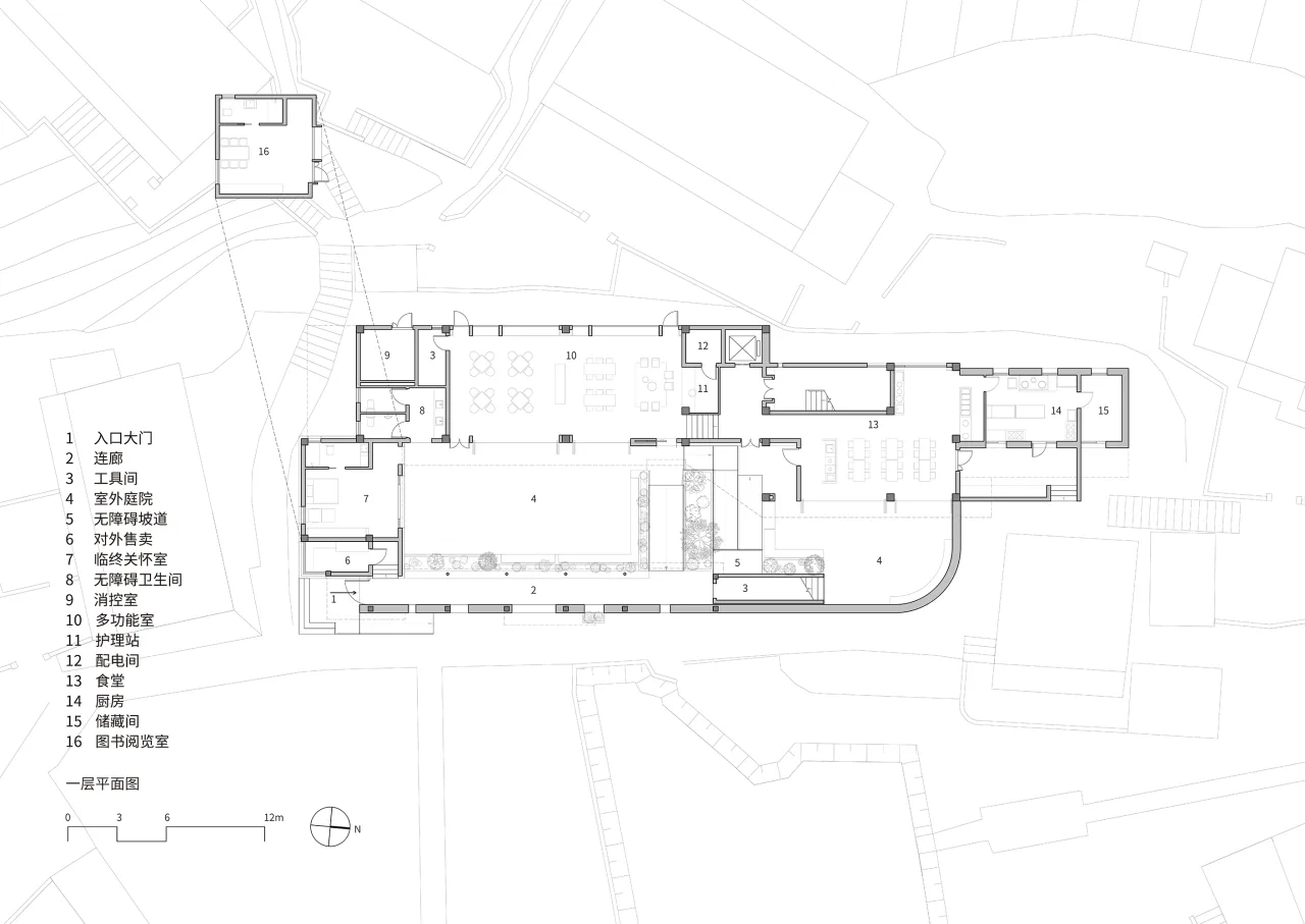BIM Architecture | Island Floating Boat: Zhoushan Chaishan Island Elderly Care Center/Meng Fanhao Line+Architectural Firm