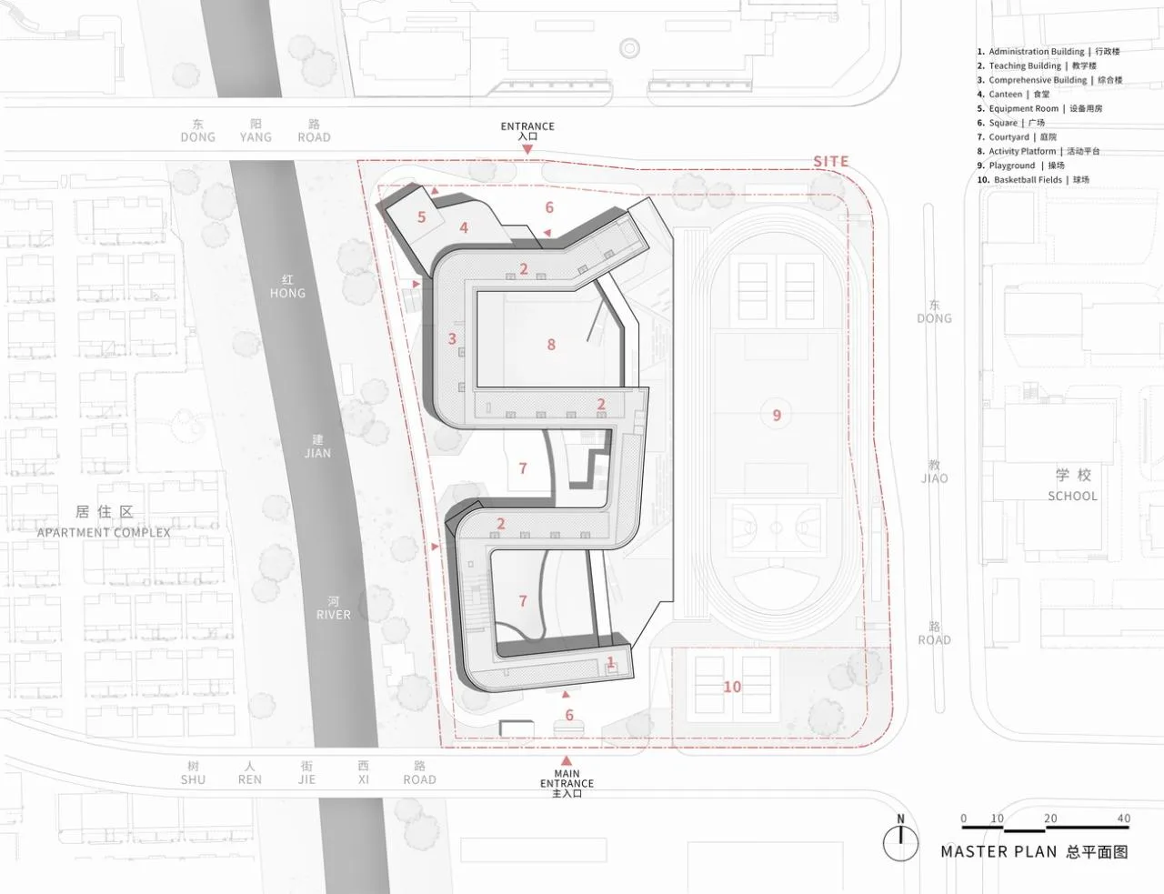 BIM Architecture | Growth Ladder, Boundless Campus: Hangzhou Shangtang Unit Primary School/Zhejiang University Architectural Design and Research Institute