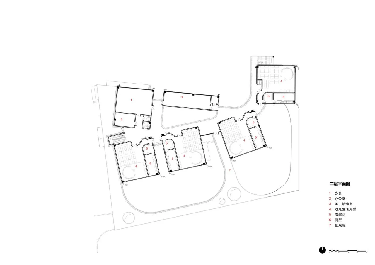 BIM Architecture | Shucun Kindergarten in Shaba Town, Yangxi County/Architectural Design and Research Institute of South China University of Technology