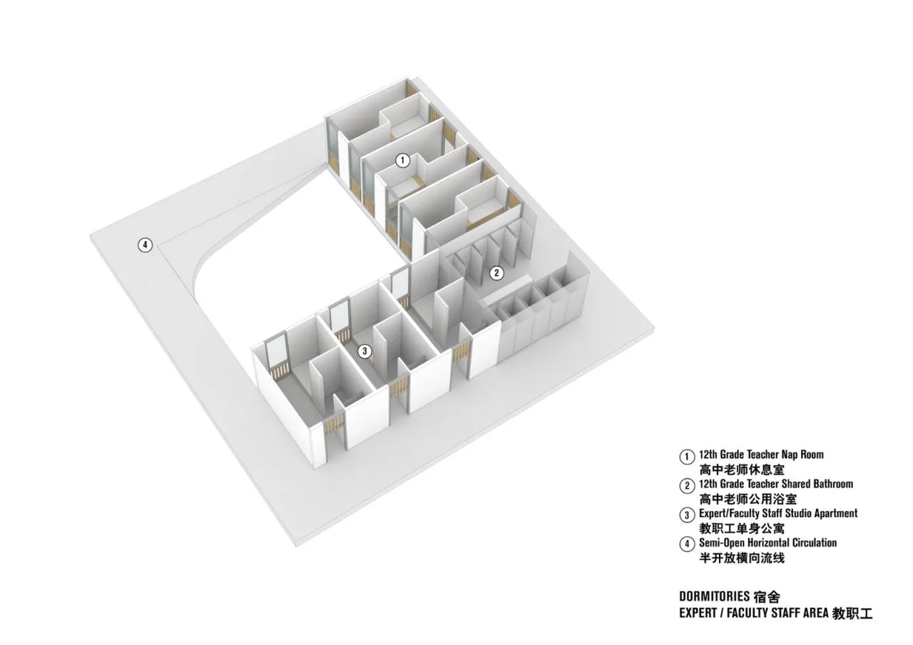 BIM Architecture | Peking University Affiliated High School Haikou School/Crossboundaries