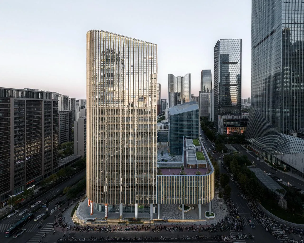 BIM Architecture | Jinan Central Business District Jinshi Center/Gabo Architectural Design Firm