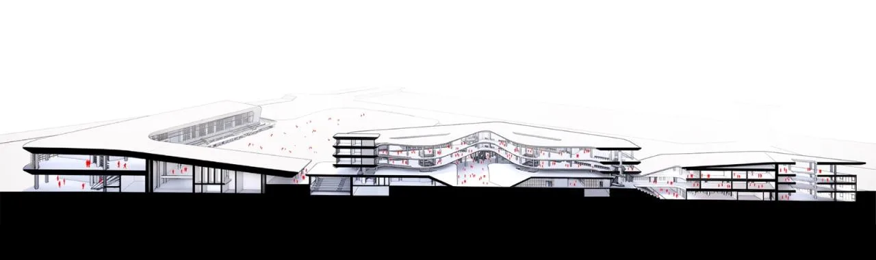 BIM Architecture | Peking University Affiliated High School Haikou School/Crossboundaries