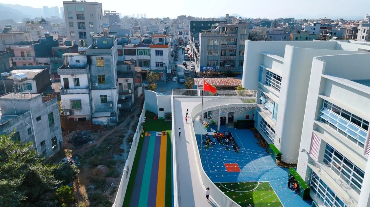 BIM Architecture | Shucun Kindergarten in Shaba Town, Yangxi County/Architectural Design and Research Institute of South China University of Technology