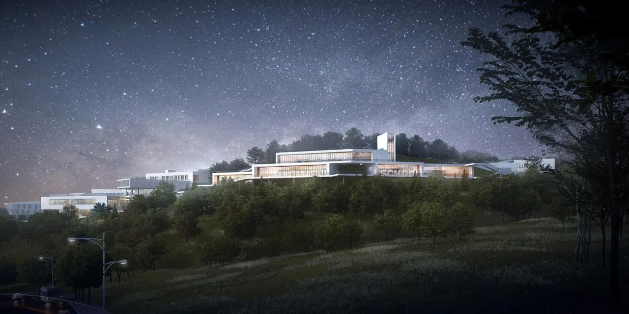 BIM Architecture | Three Gorges Bashu Middle School: Harmonious Concerto between Architecture and Earth/Western Architecture Design Works