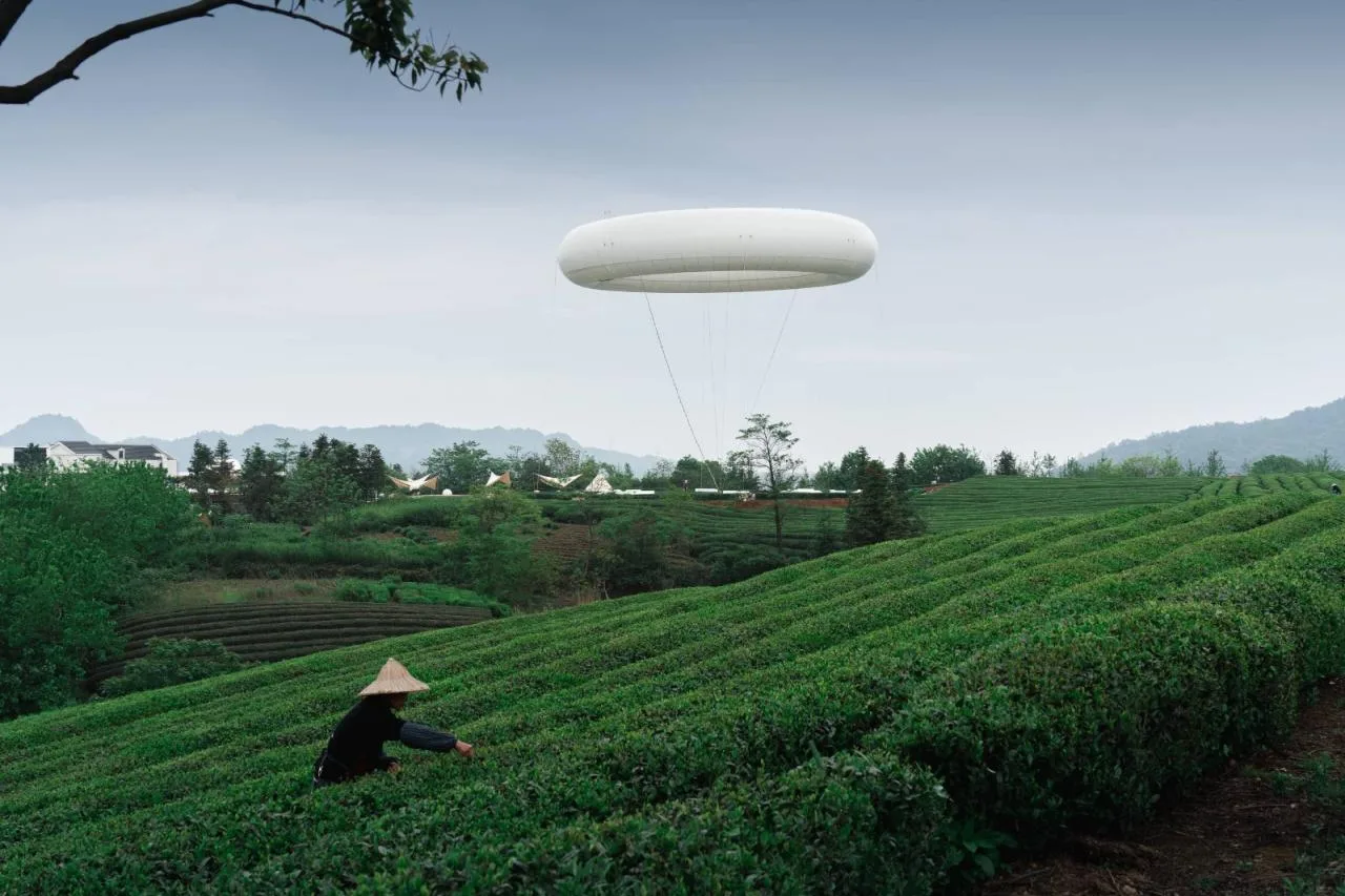 BIM Architecture | From Heaven to Earth: Penetrating through Clouds and Weaving into Wooden Tunnels from Underneath Rocks and Shells; Tengyun Meteorological Environment/Zhu Peidong Line+Architectural Firm