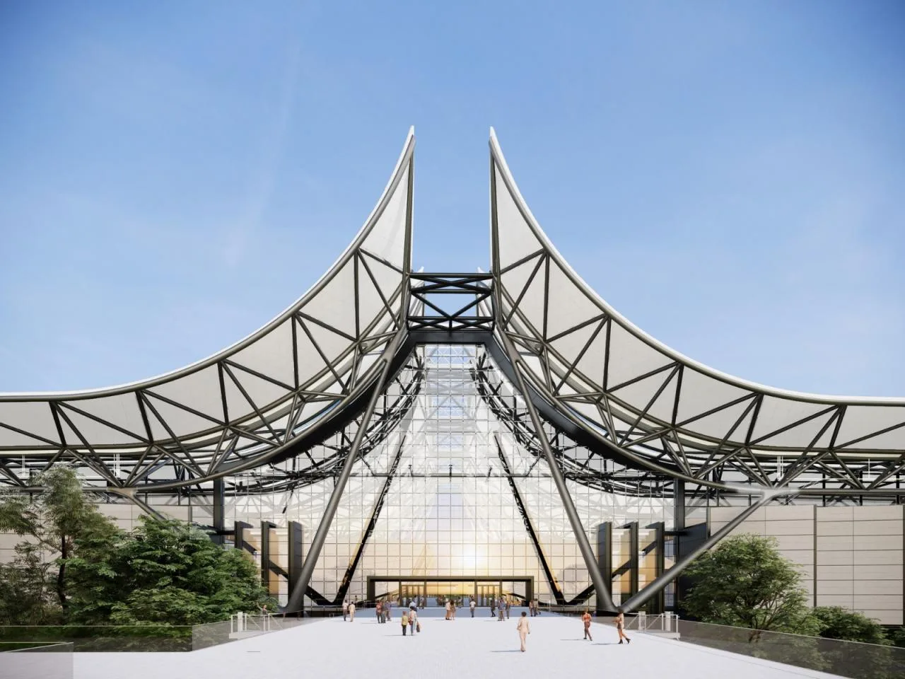 BIM Architecture | RSHP wins the competition for Zhengzhou Zhongyuan International Convention and Exhibition Center Phase II, International Conference Center, and Supporting Hotel projects