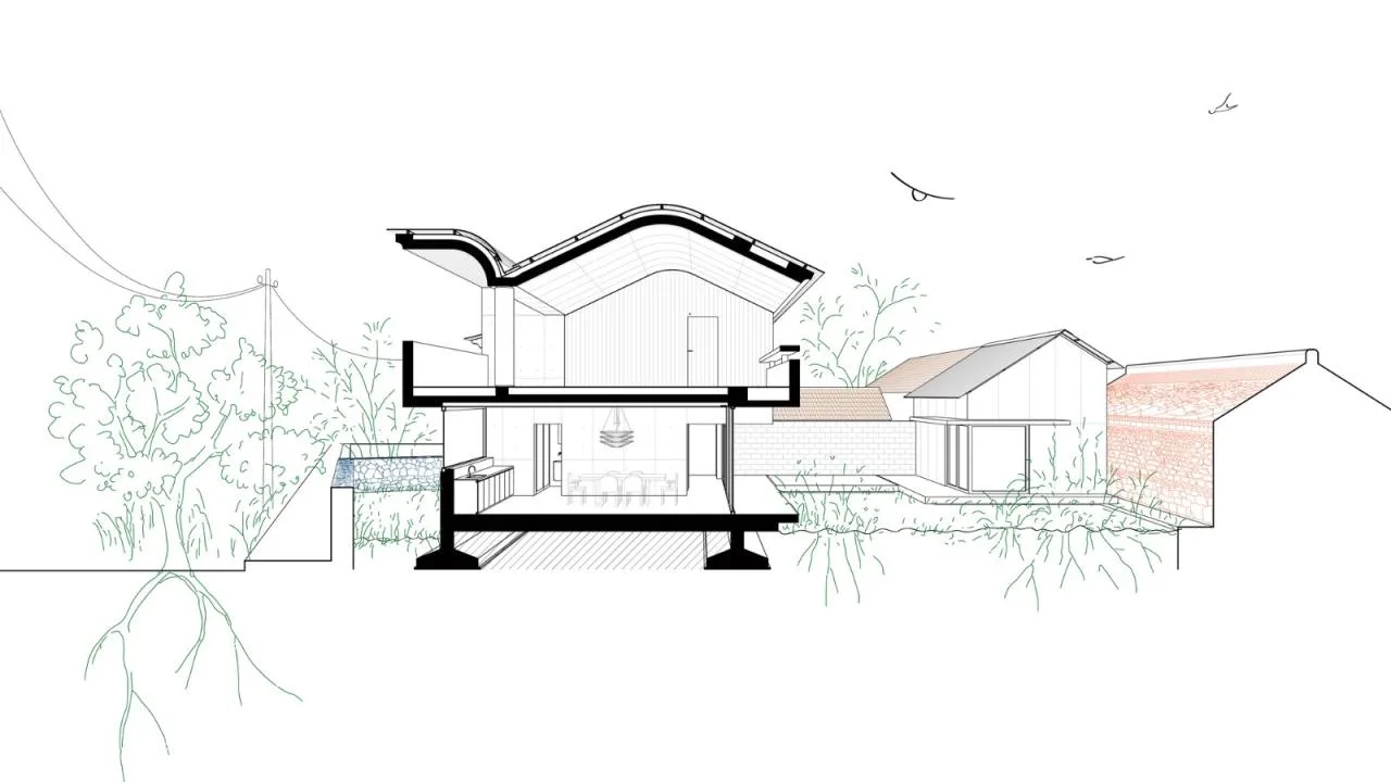 BIM Architecture | Corn Land Residence/Xi ā n Xenon Architecture Studio