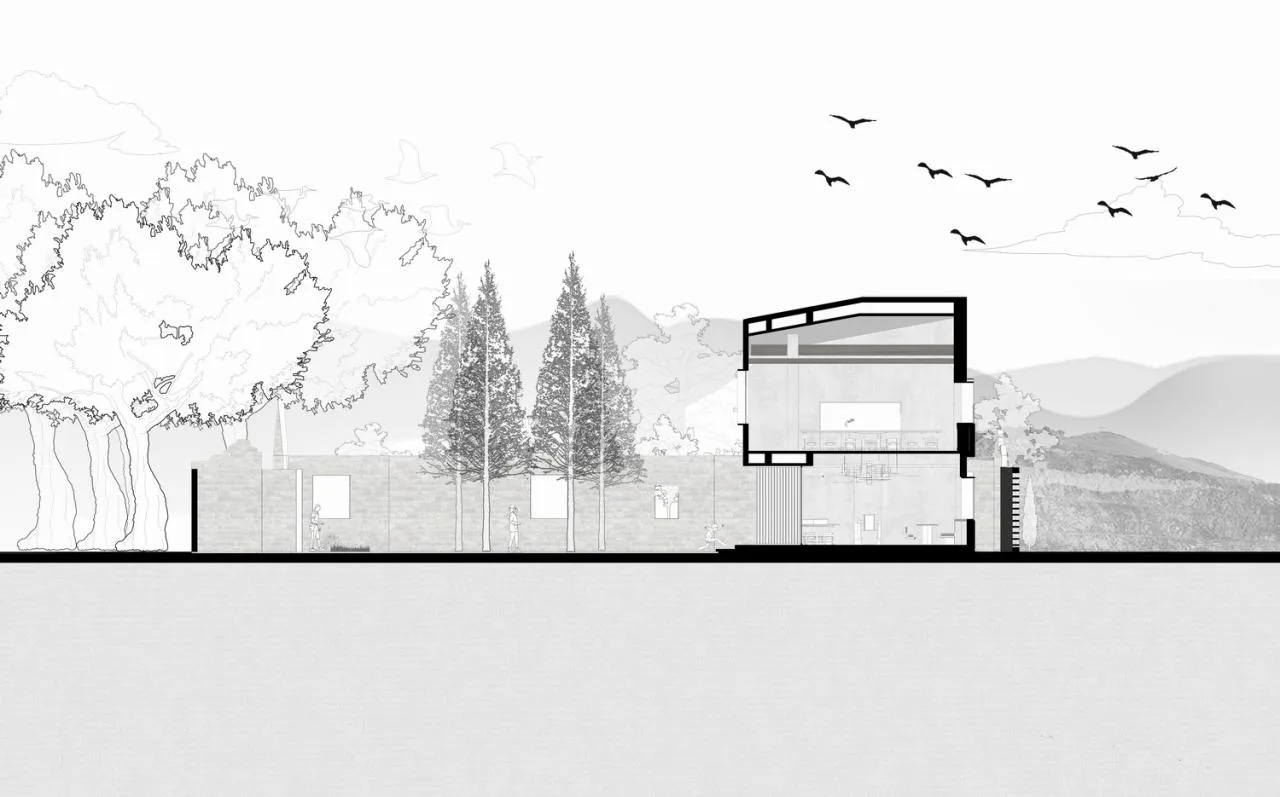 BIM Architecture | Wuzhangting Cultural and Tourism Life Hall/Pingjie Design+Shangrui Yuanzhu