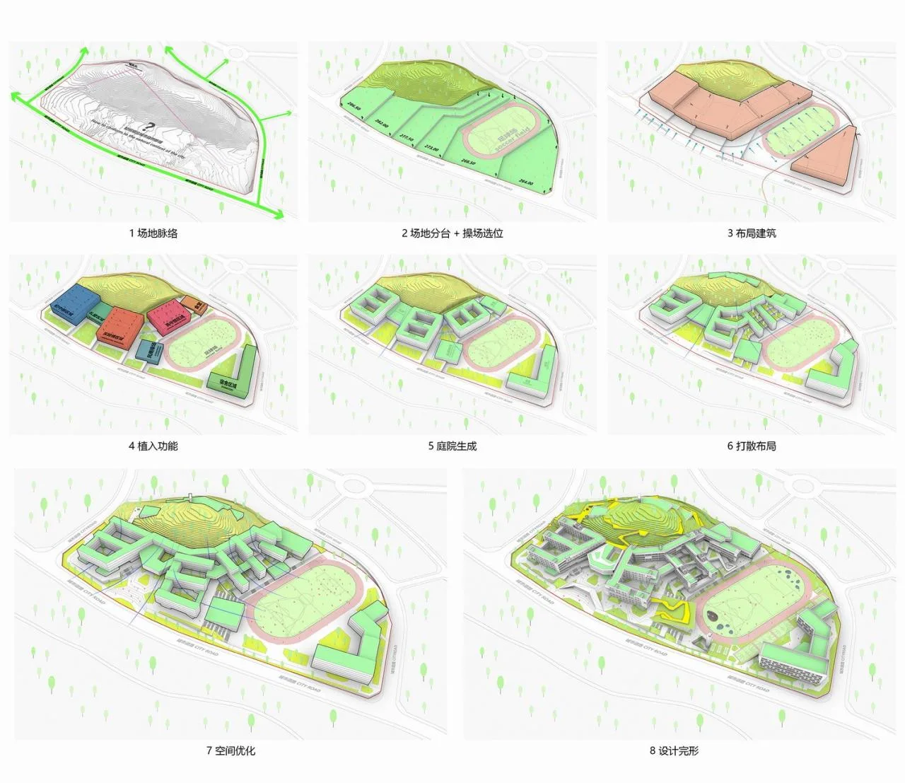 BIM Architecture | Three Gorges Bashu Middle School: Harmonious Concerto between Architecture and Earth/Western Architecture Design Works