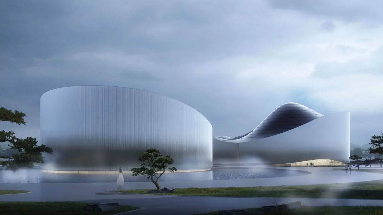 BIM Architecture | Huizhou Culture and Art Exchange Center Scheme Design/UJ Li Siyuan's New Work