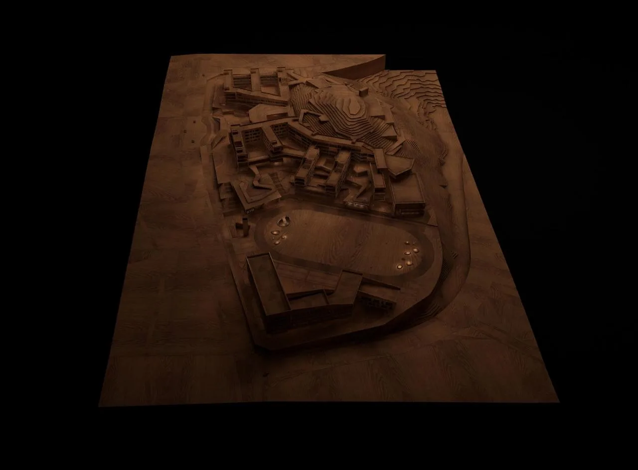 BIM Architecture | Three Gorges Bashu Middle School: Harmonious Concerto between Architecture and Earth/Western Architecture Design Works