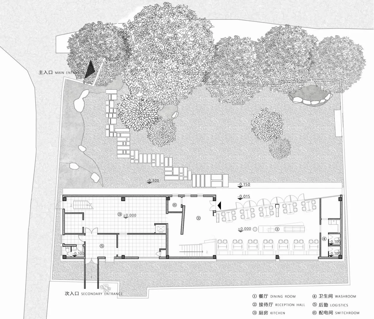 BIM Architecture | Wuzhangting Cultural and Tourism Life Hall/Pingjie Design+Shangrui Yuanzhu
