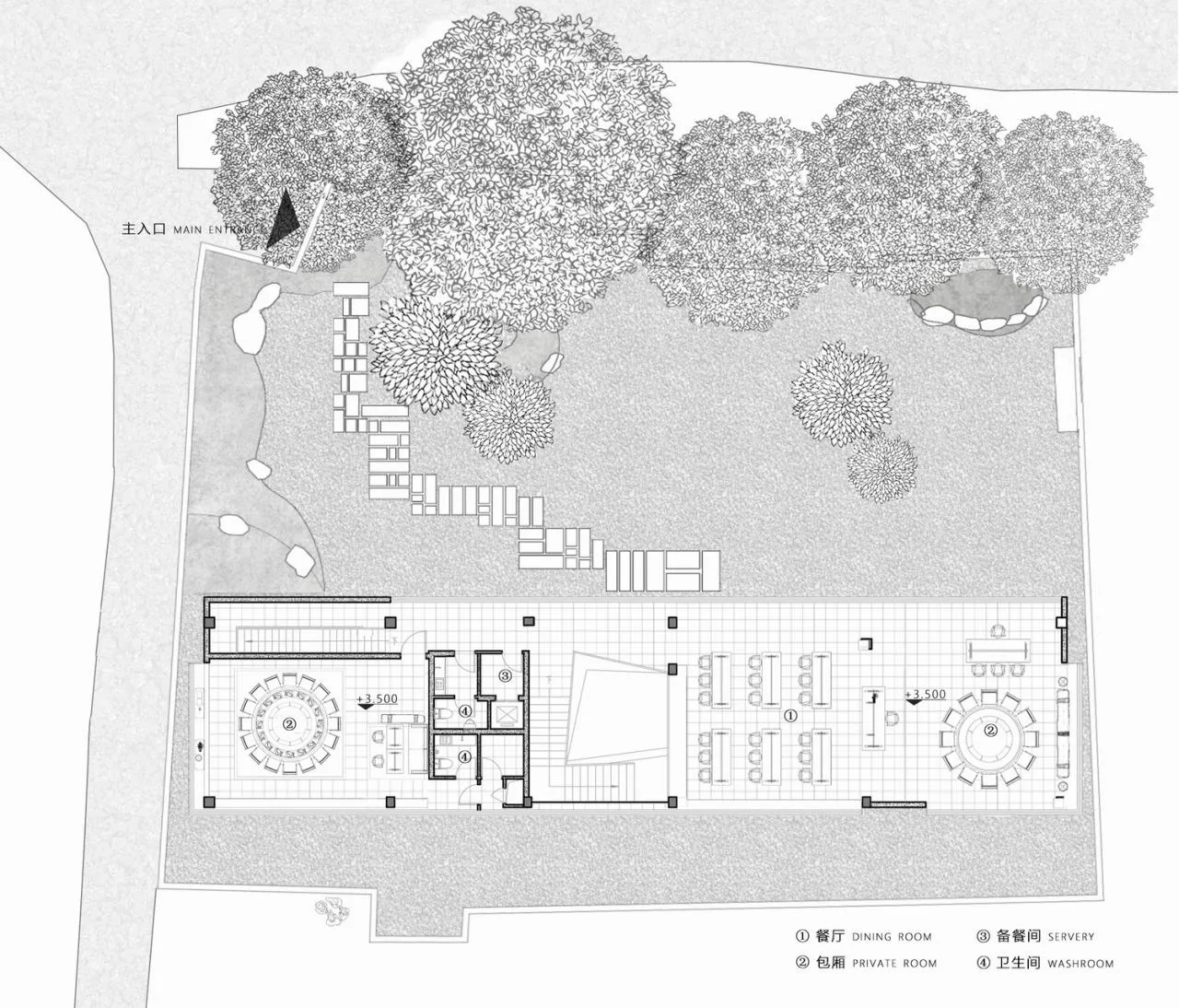 BIM Architecture | Wuzhangting Cultural and Tourism Life Hall/Pingjie Design+Shangrui Yuanzhu
