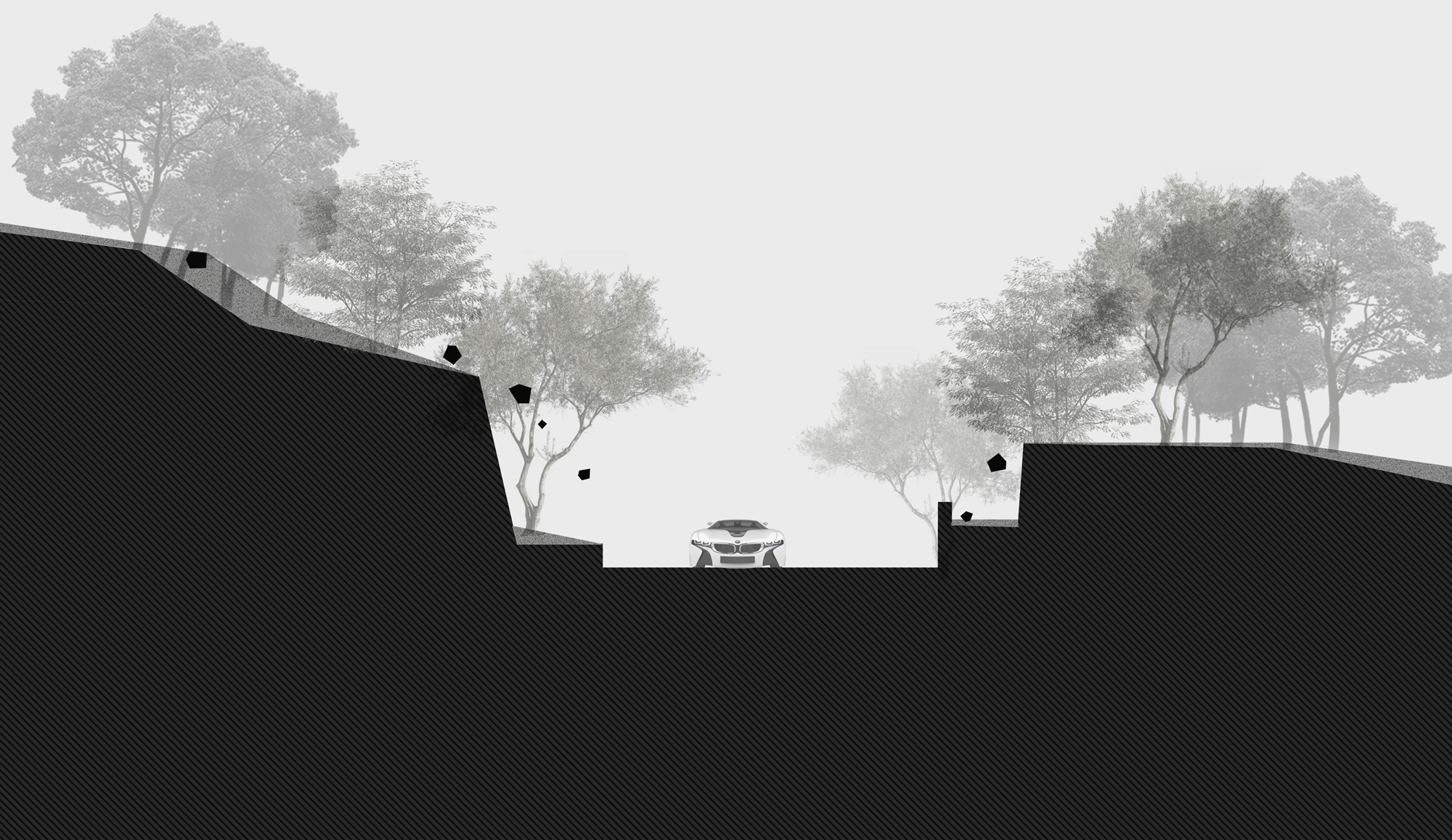 BIM Architecture | From Heaven to Earth: Penetrating through Clouds and Weaving into Wooden Tunnels from Underneath Rocks and Shells; Tengyun Meteorological Environment/Zhu Peidong Line+Architectural Firm