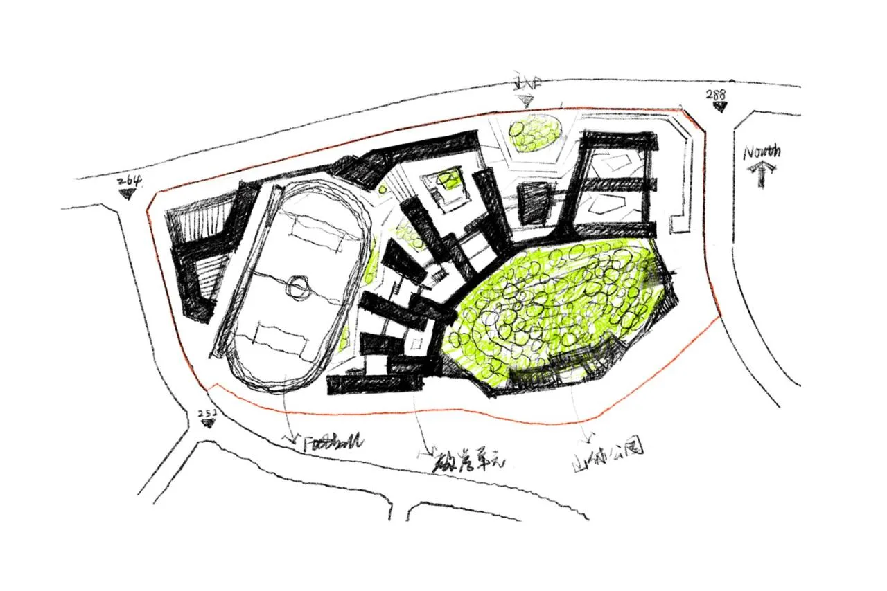 BIM Architecture | Three Gorges Bashu Middle School: Harmonious Concerto between Architecture and Earth/Western Architecture Design Works