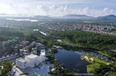 BIM Architecture: Yushan Lanfeng's Zhengda Taiyanghe Coffee Town Art Center by Wutopia Lab-BIM WORLD
