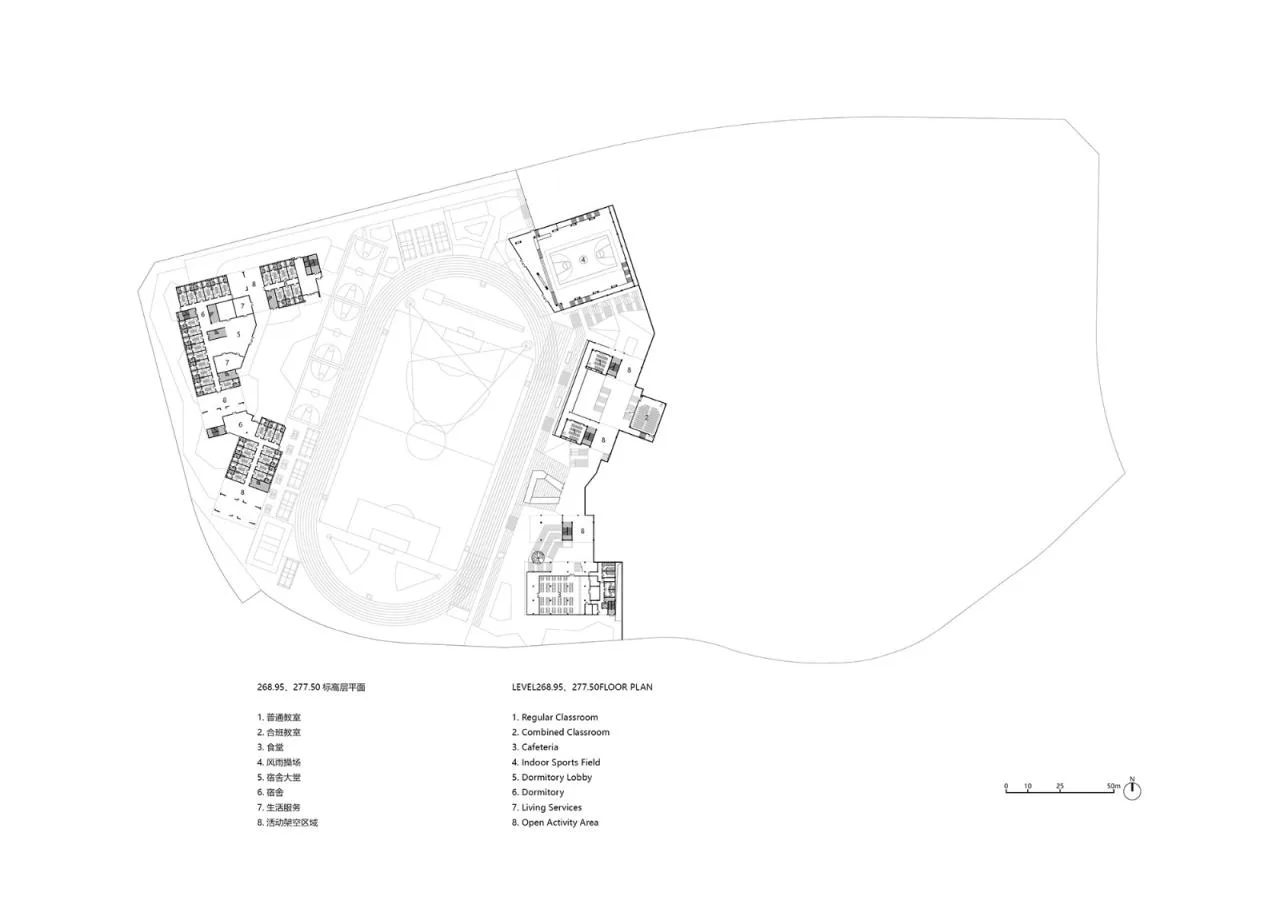 BIM Architecture | Three Gorges Bashu Middle School: Harmonious Concerto between Architecture and Earth/Western Architecture Design Works