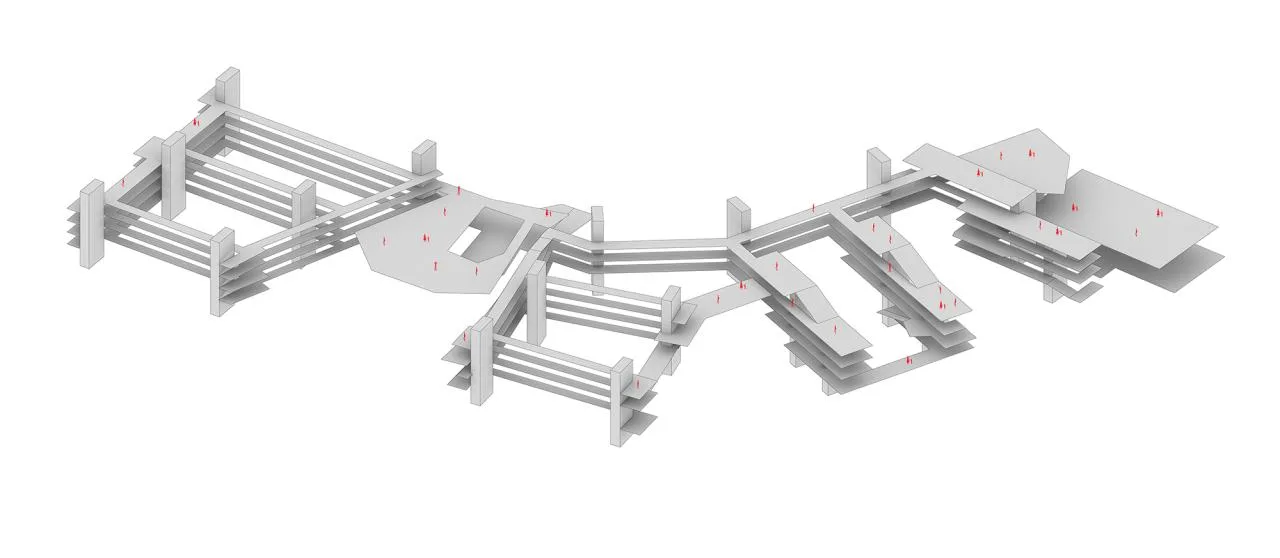 BIM Architecture | Three Gorges Bashu Middle School: Harmonious Concerto between Architecture and Earth/Western Architecture Design Works