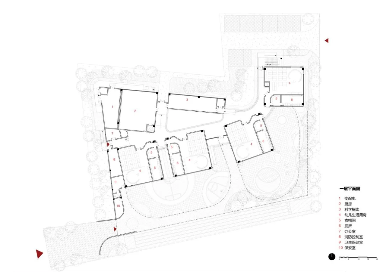 BIM Architecture | Shucun Kindergarten in Shaba Town, Yangxi County/Architectural Design and Research Institute of South China University of Technology