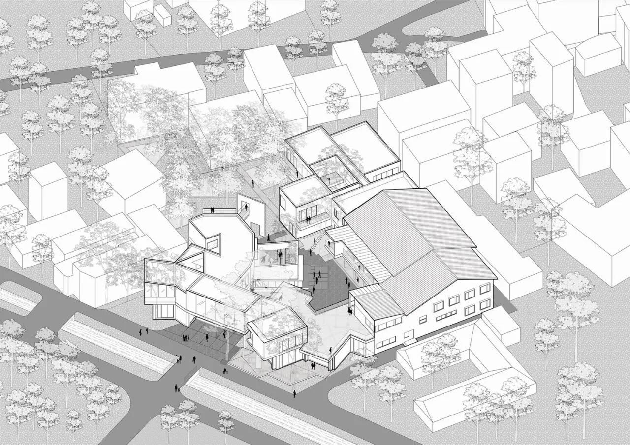 BIM Architecture | Chengdu Wenjiang Model Youth Community/MAT Super Architecture Firm
