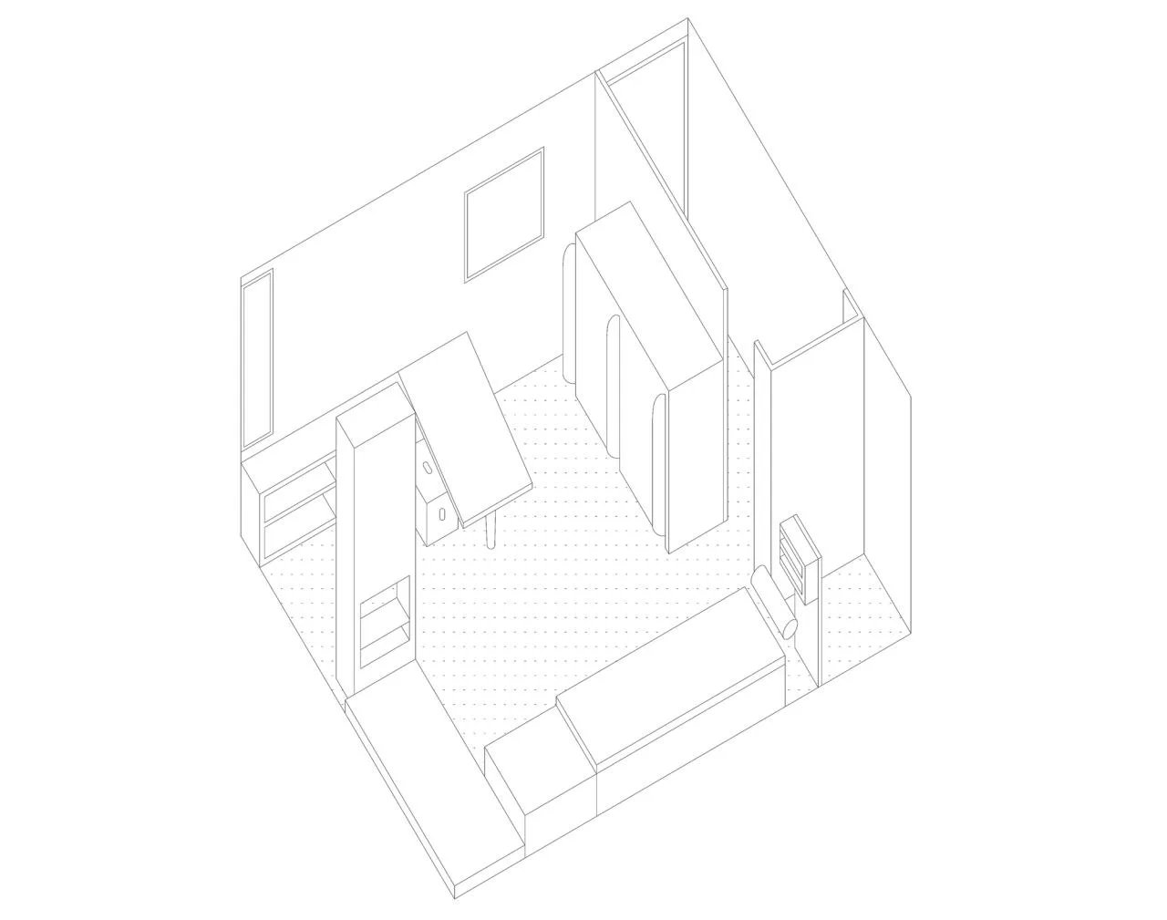 BIM Architecture | Paper Room: A Folding Homeland/Instant Design Research Institute