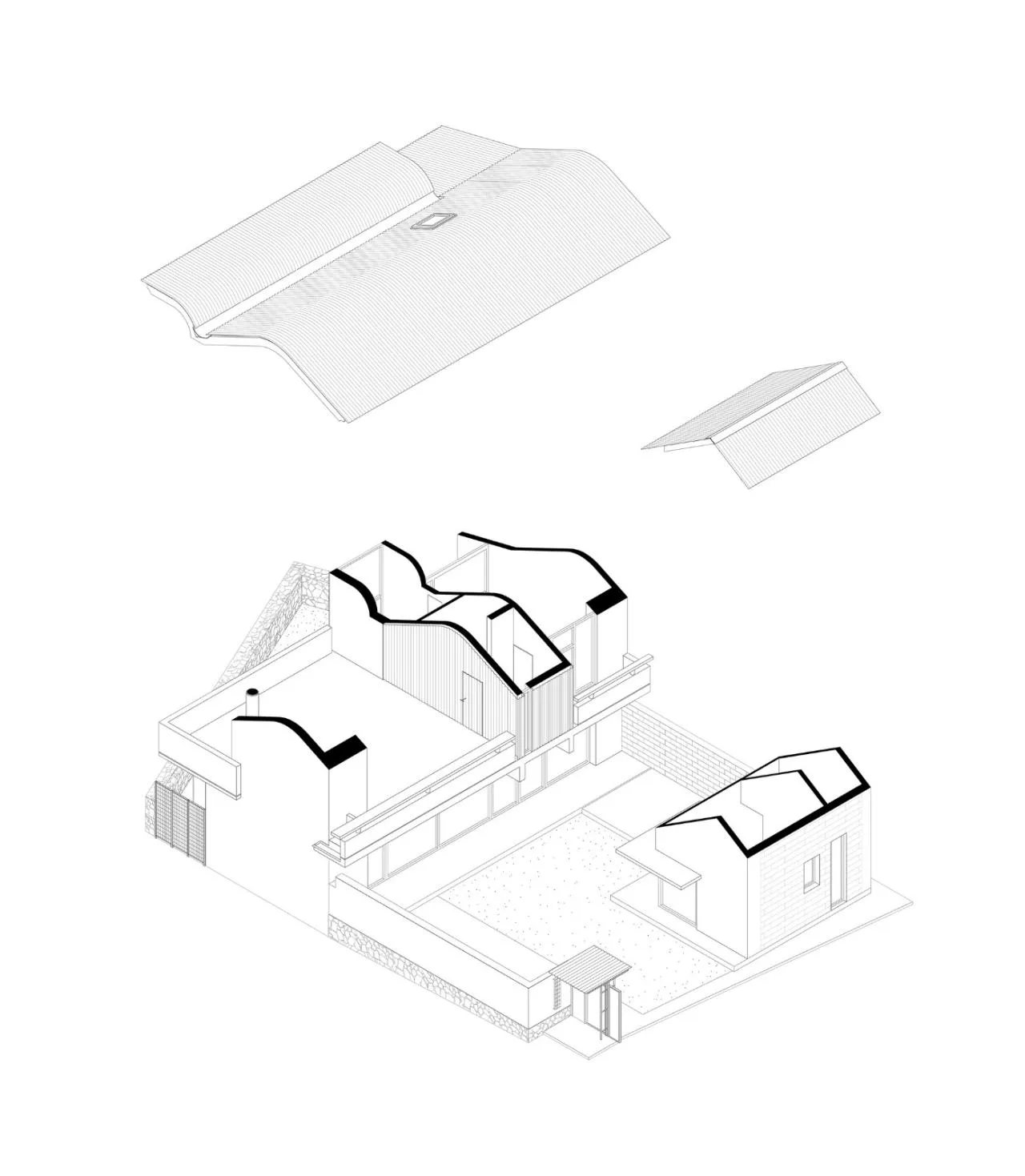 BIM Architecture | Corn Land Residence/Xi ā n Xenon Architecture Studio