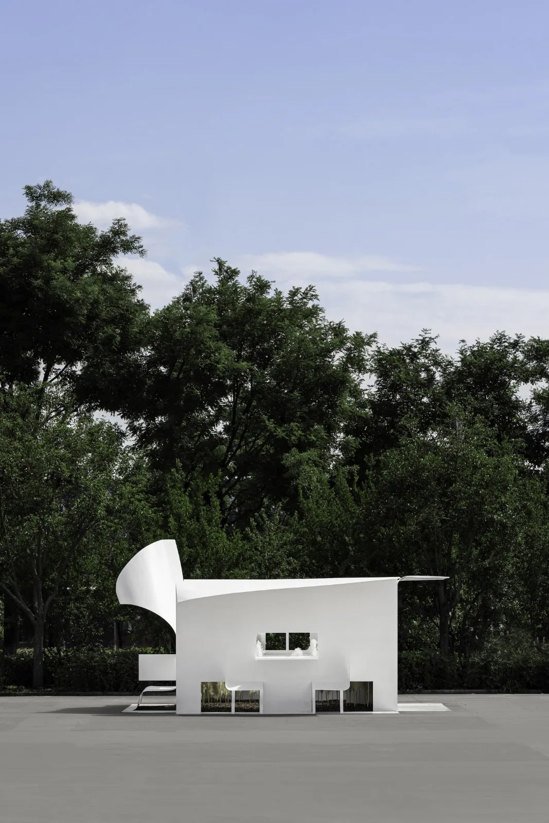 BIM Architecture | Paper Room: A Folding Homeland/Instant Design Research Institute