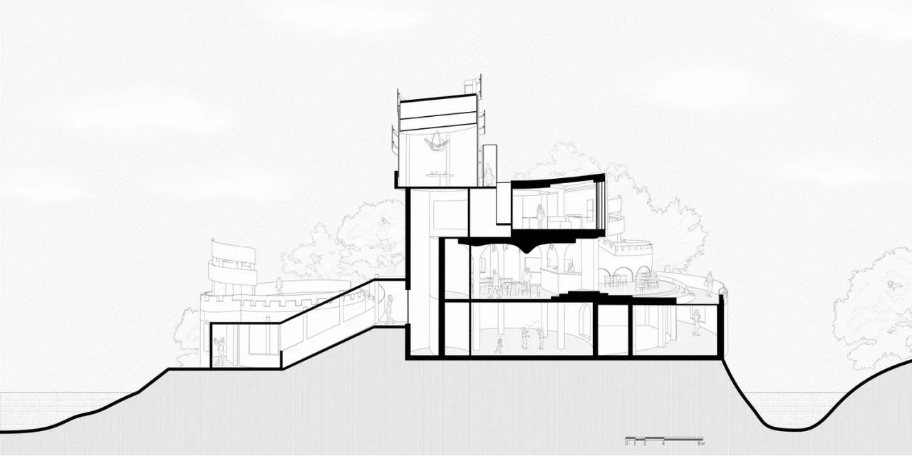 BIM Architecture | Phoenix Terrace Reconstruction/Media Design of the Taihu Lake Lake Resort