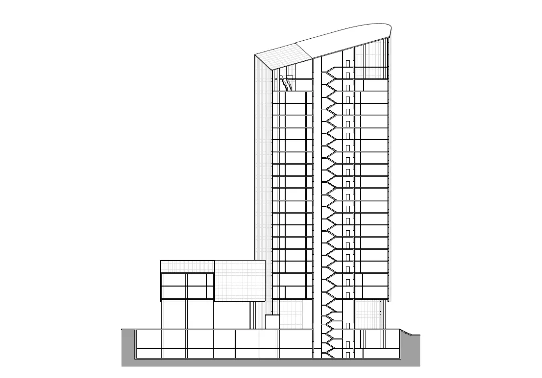 BIM Architecture | Jinan Central Business District Jinshi Center/Gabo Architectural Design Firm