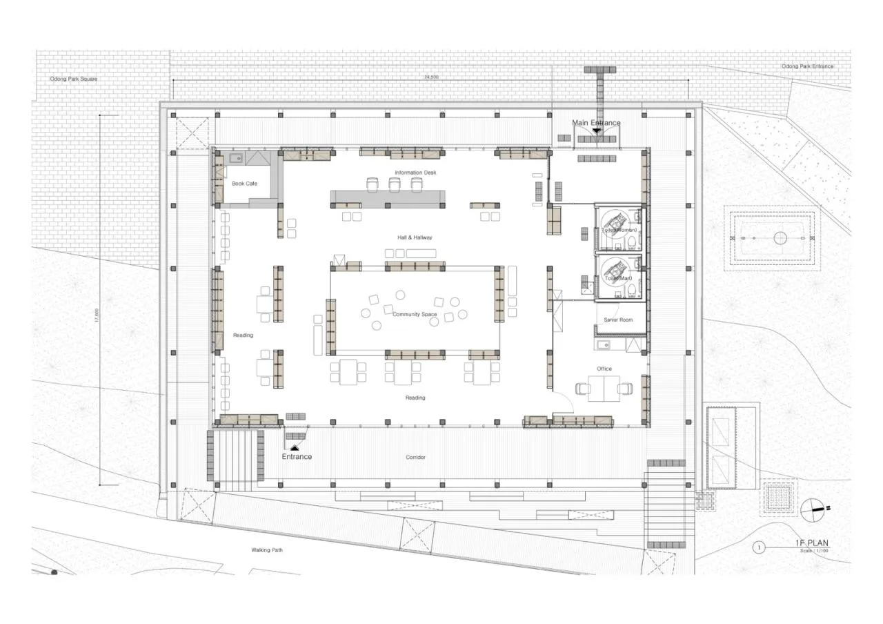 BIM Architecture | Odong Public Library/Unsangdong Architects