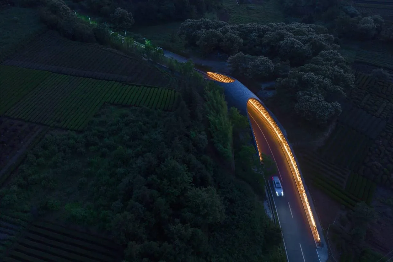 BIM Architecture | From Heaven to Earth: Penetrating through Clouds and Weaving into Wooden Tunnels from Underneath Rocks and Shells; Tengyun Meteorological Environment/Zhu Peidong Line+Architectural Firm
