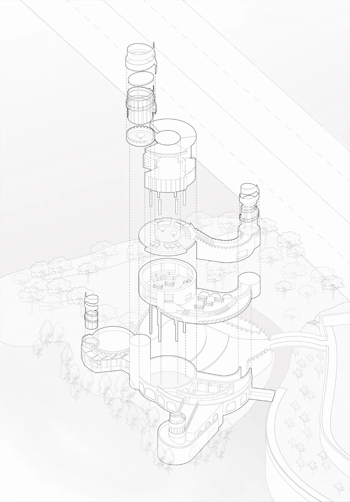 BIM Architecture | Phoenix Terrace Reconstruction/Media Design of the Taihu Lake Lake Resort