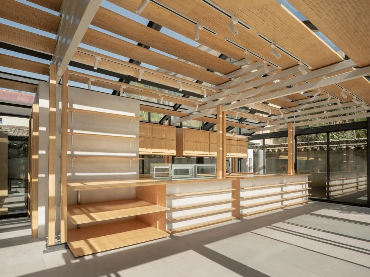 BIM architecture | Shanyu Tea House, renovating old and adding new/Olympic style buildings