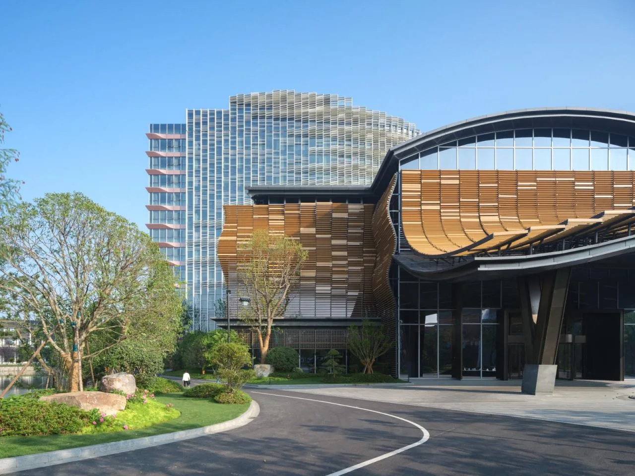 BIM Architecture | Exterior Design of Wuzhen DiShang Hotel/Shanghai Linear Architectural Design Firm