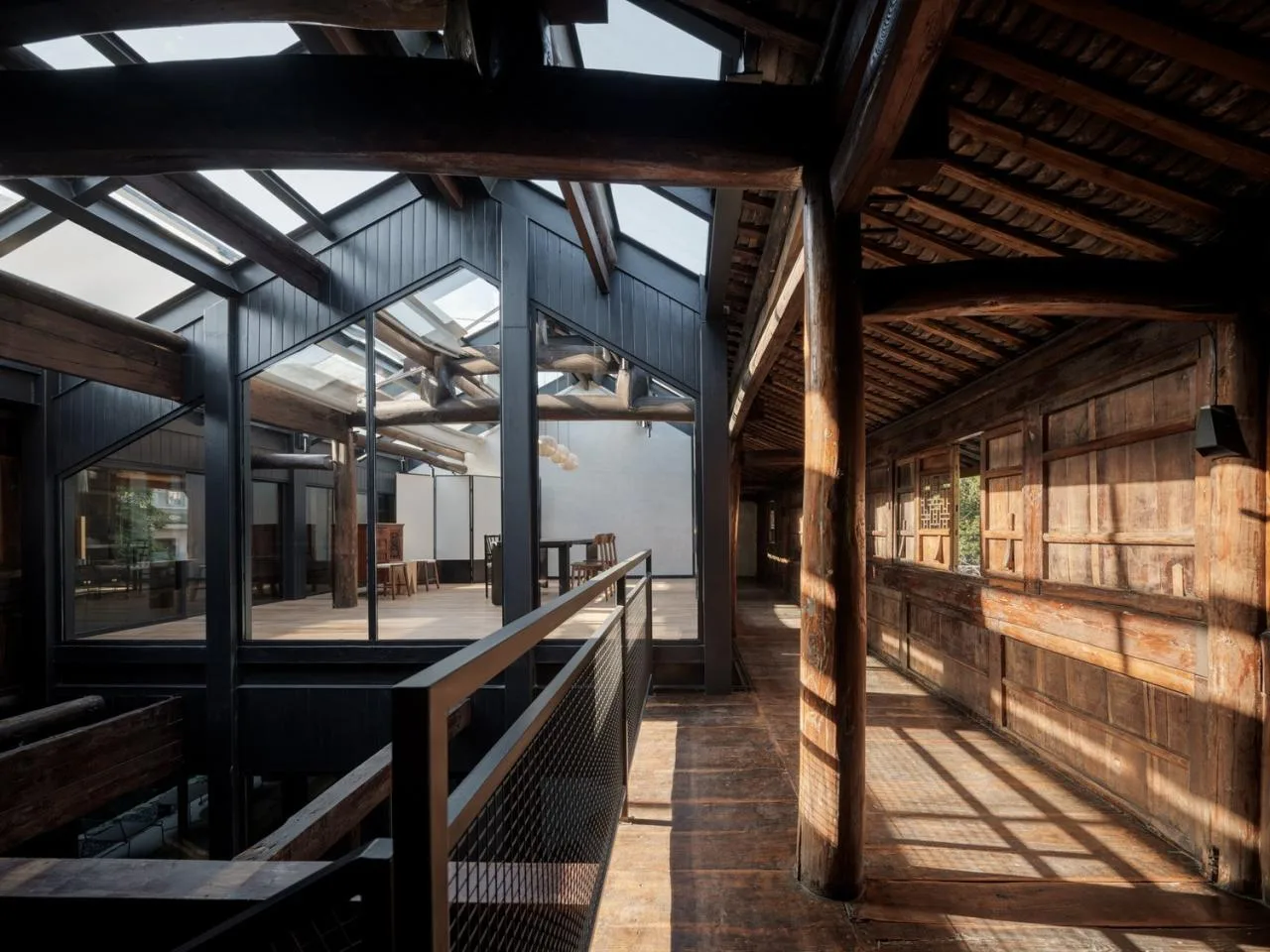 BIM architecture | Shanyu Tea House, renovating old and adding new/Olympic style buildings