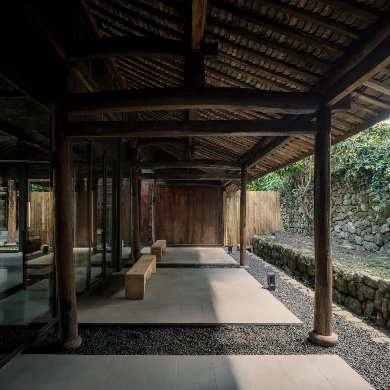 BIM architecture | Shanyu Tea House, renovating old and adding new/Olympic style buildings