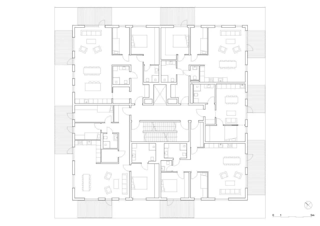 BIM Architecture | Norwegian Lantern Apartments/Reiulf Ramstad Arkitekter