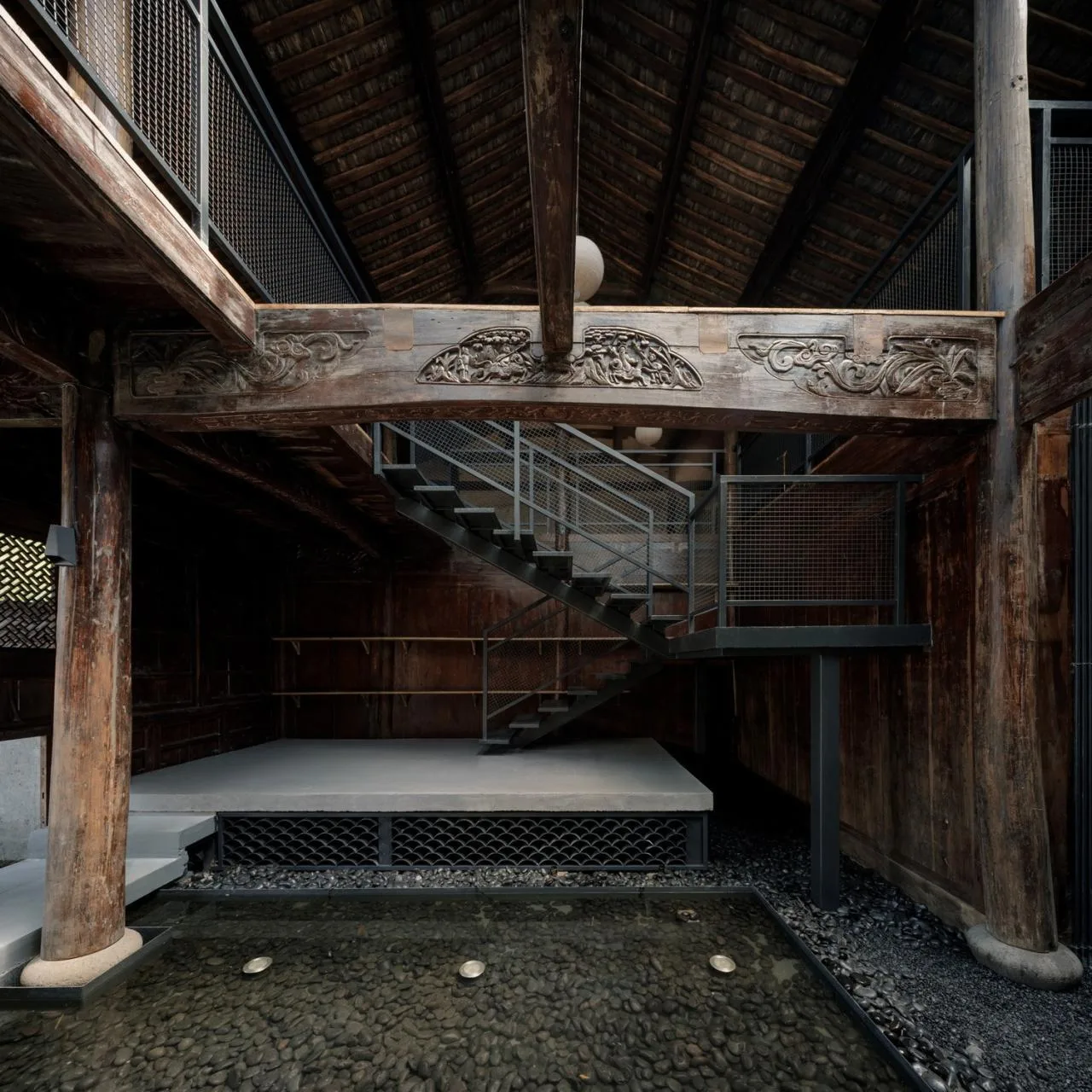 BIM architecture | Shanyu Tea House, renovating old and adding new/Olympic style buildings