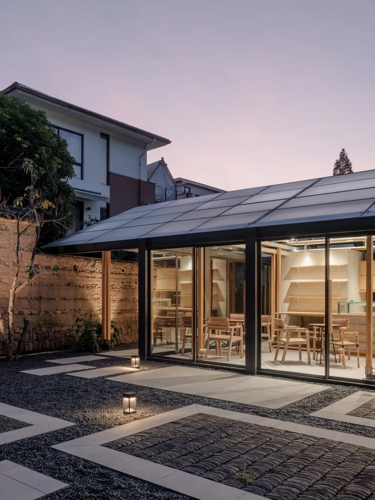 BIM architecture | Shanyu Tea House, renovating old and adding new/Olympic style buildings