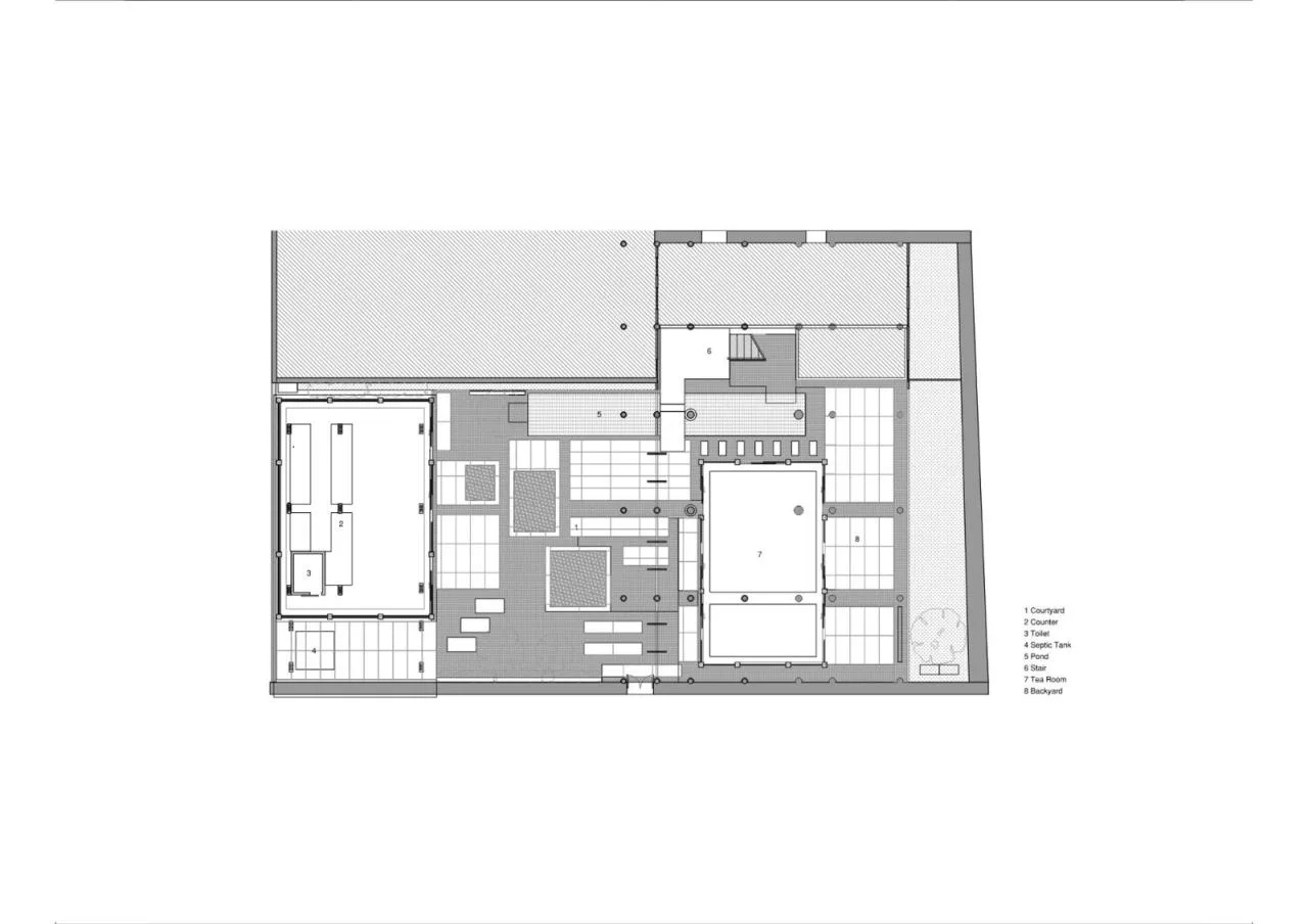BIM architecture | Shanyu Tea House, renovating old and adding new/Olympic style buildings