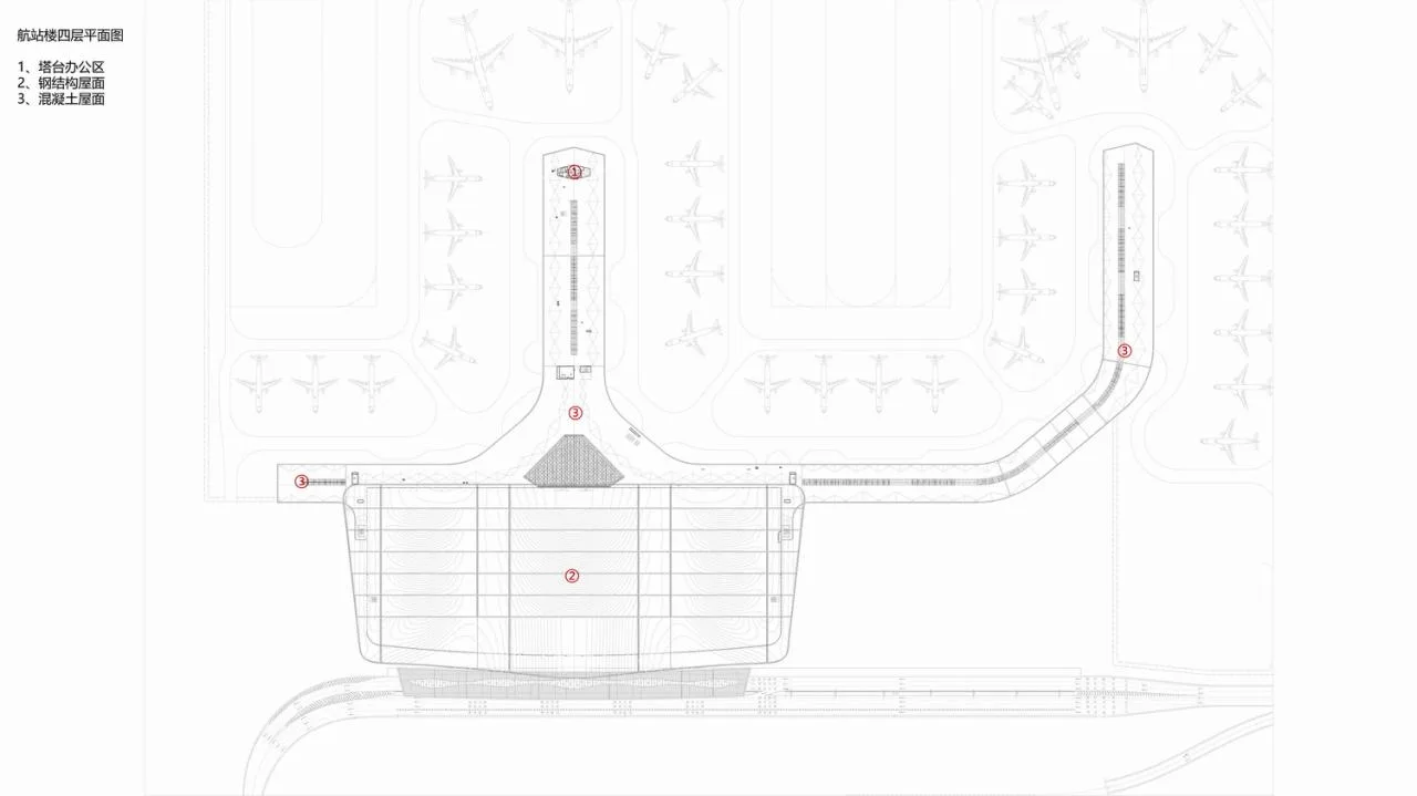BIM Architecture | Yantai Penglai International Airport Phase II/China Southwest Architectural Design and Research Institute Co., Ltd